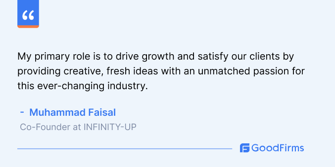Primary Role at INFINITY-UP